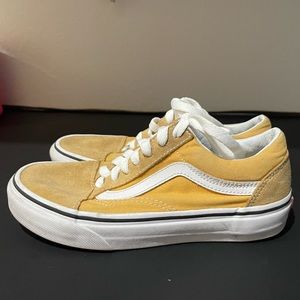 Womens size 5.5 yellow Vans